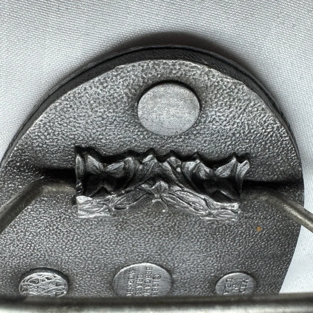 Vintage Buck Snort Saloon Sphinx Park Colorado‎ Belt Buckle Bergamot USA